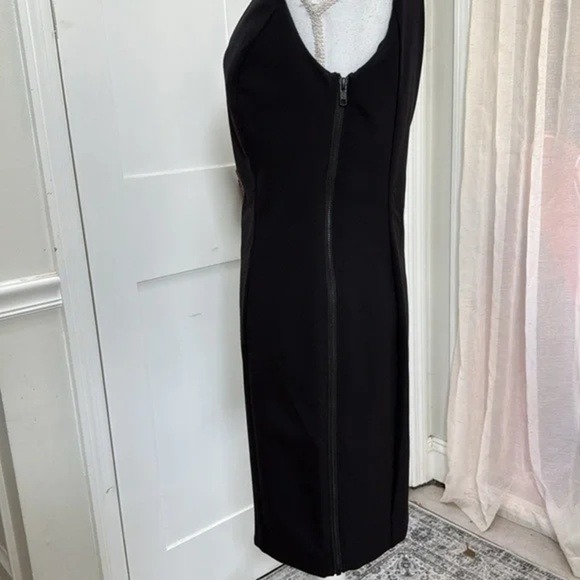 Marciano Womens One Shoulder Cut Out Mini Dress Black Bodycon Lined Size S Chic - Picture 4 of 16